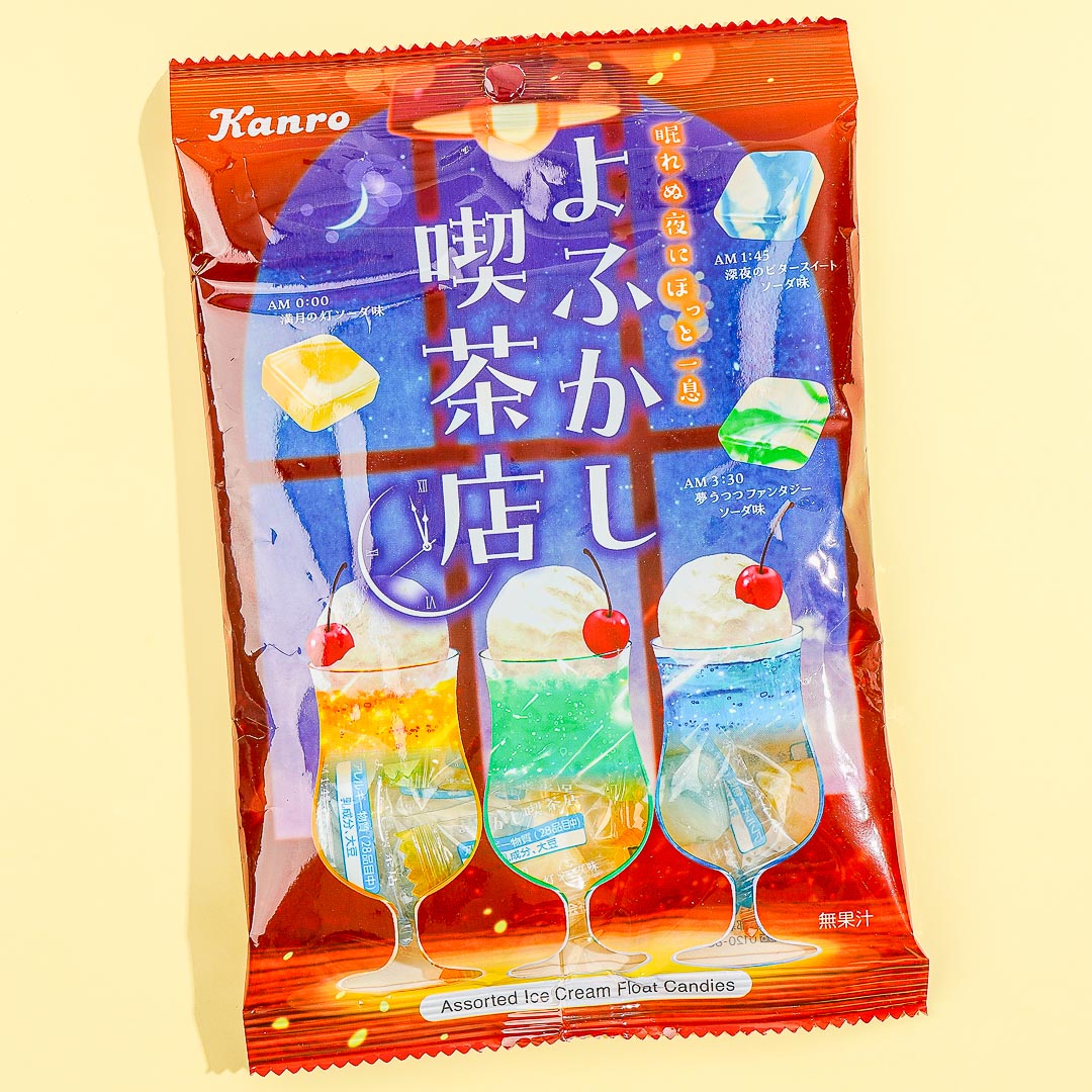 Kanro Yofukashi Cafe Hard Candy - Assorted Ice Cream Floats – Japan 