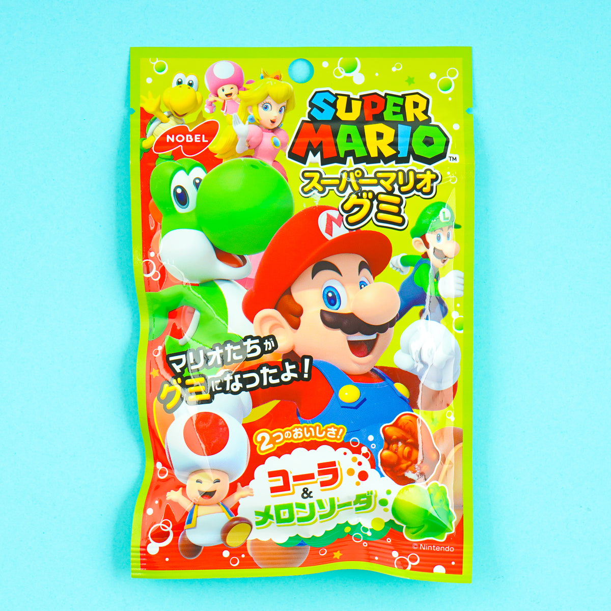 Super Mario Gummy Ramune & Cola - Bubble Roma