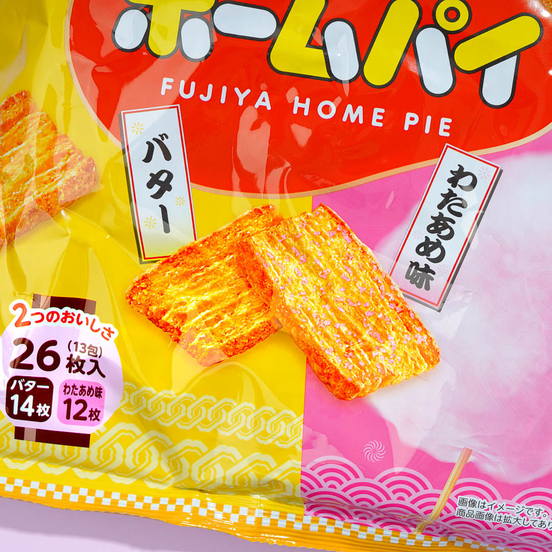 Fujiya Home Pie Snacks Family Bag - Butter & Cotton Candy