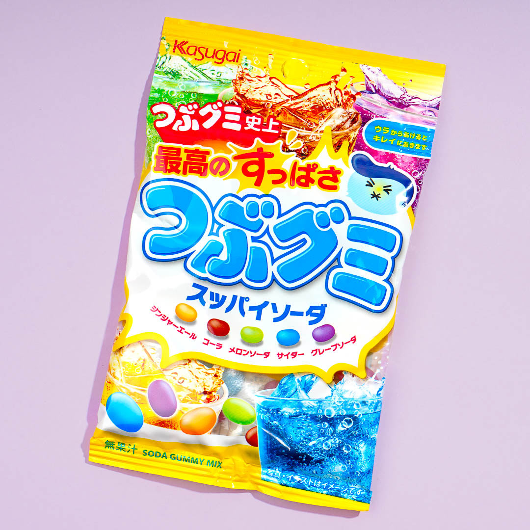 Kasugai Tsubu Gummy Candy - Sour Soda – Japan Candy Store