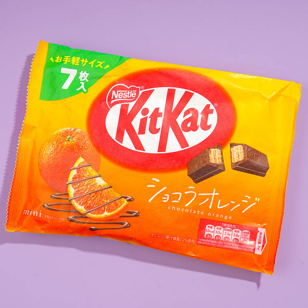 Japanese Kit Kat: Chocolate & Ehime Yokan Orange