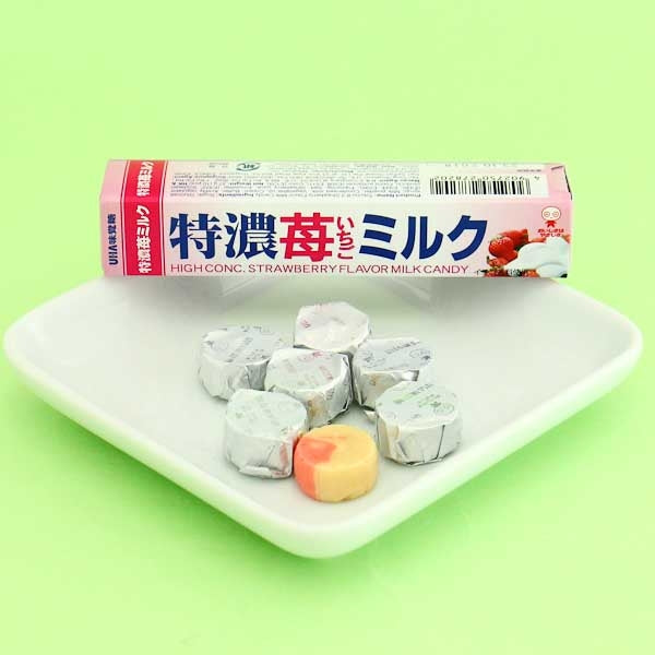 Ribbon Hokkaido Milk Soft candy - Strawberry (Ribbon リボン イチゴ