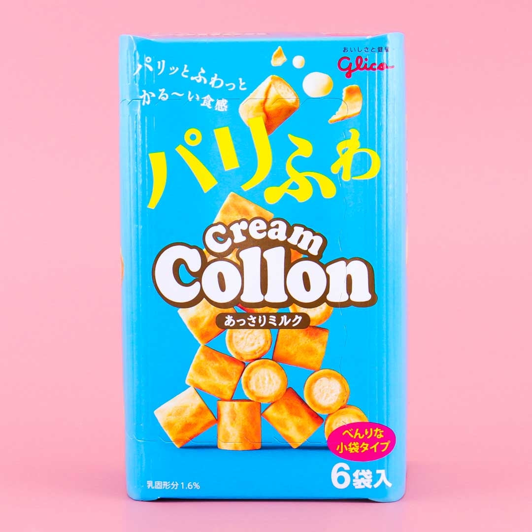 Glico Collon Biscuit Roll - Milk – Japan Candy Store