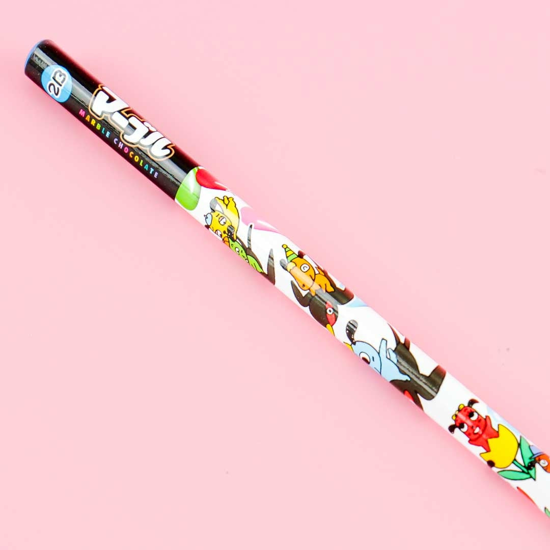 Marble Chocolate Triangle 2B Pencil – Japan Candy Store