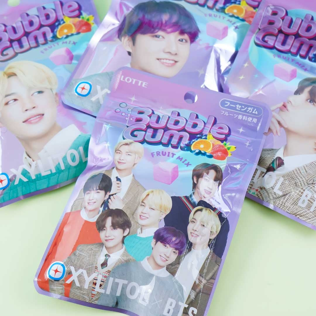 BTS Xylitol Bubble Gum Pack - Fruit Mix – Japan Candy Store