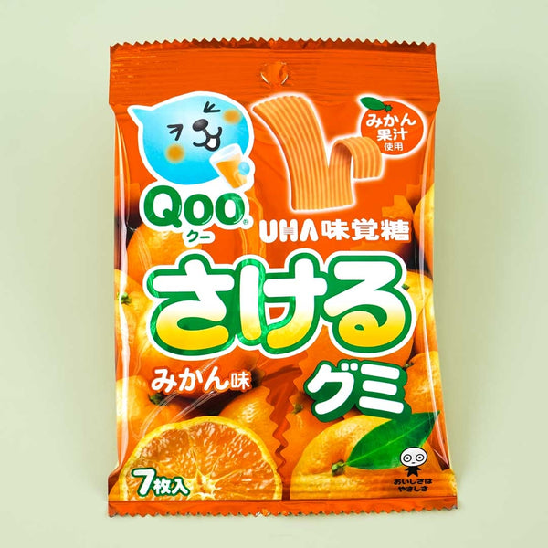 UHA Sakeru Split Gummy Candy - Qoo Orange