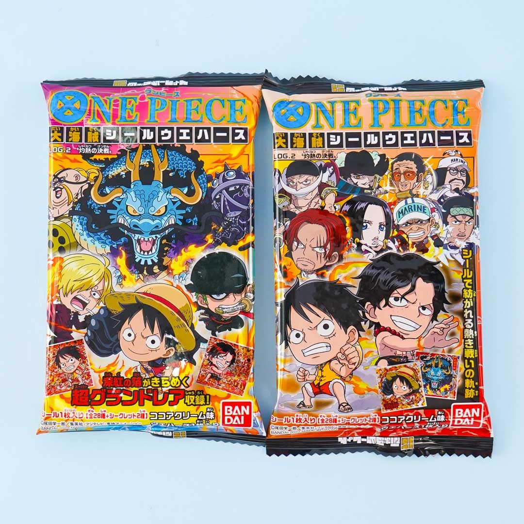 One Piece Pirate Sticker Wafer LOG.2 Card Complete Set 30+1 sheets Japan