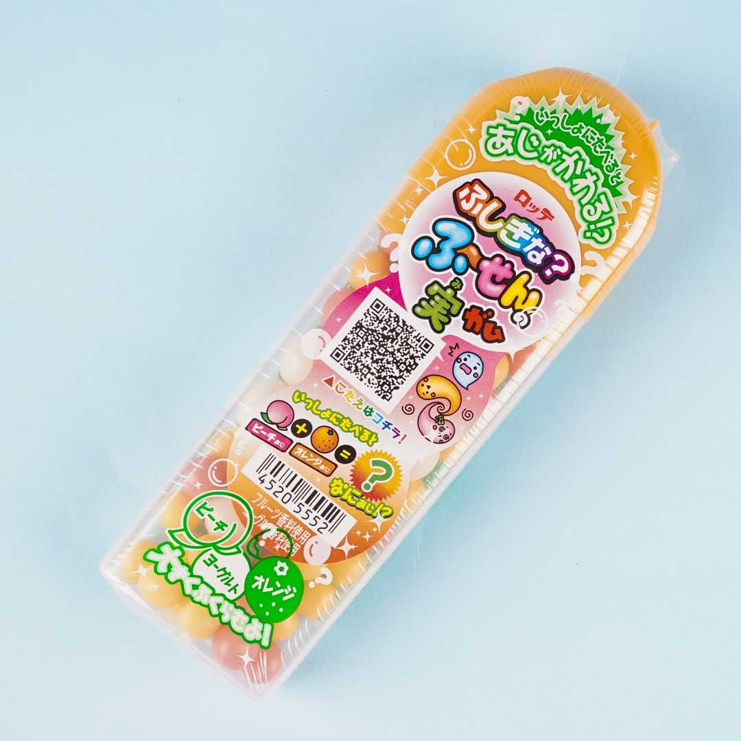 Lotte Fusen No Mi Orange & Peach Bubble Gum – Japan Candy Store